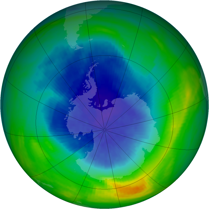Ozone Map 1984-10-05